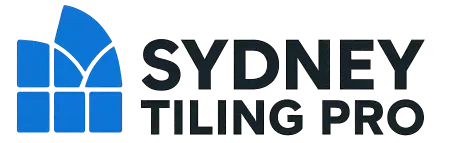 The a logo with blue tiles forming an arc next to the text "SYDNEY TILING PRO"